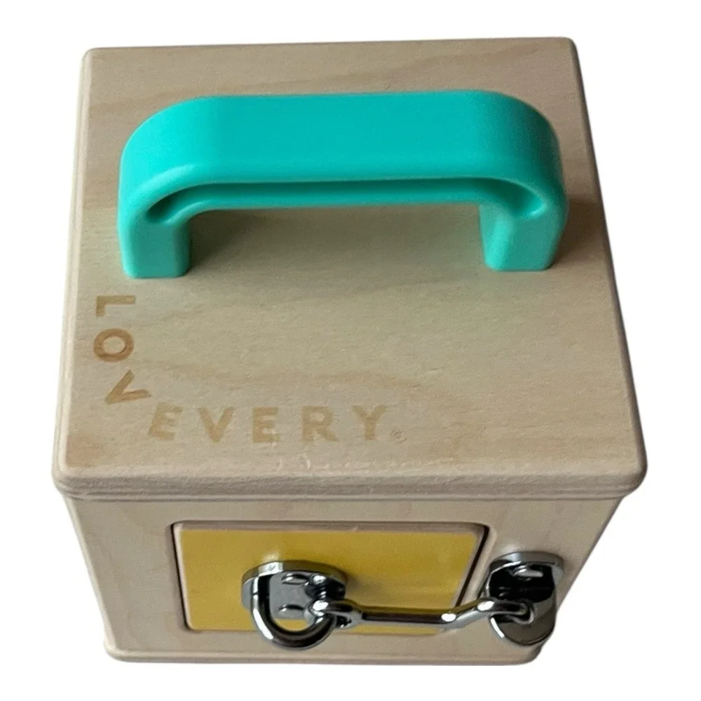 Lovevery Lock Box Latches The Realist Box Montessori Wooden Toddler Learning Toy